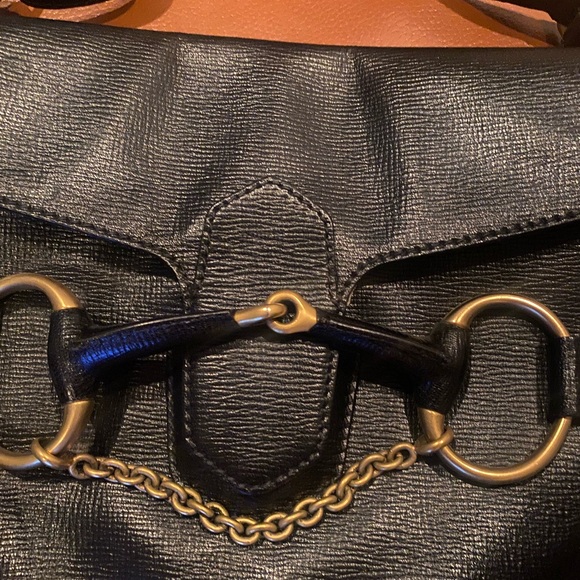 Gucci Black Horsebit Chain Handbag Tom Ford Era - Picture 4 of 15